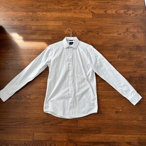 Ben Sherman Medium Slim Fit White Button Up Dress Shirt
